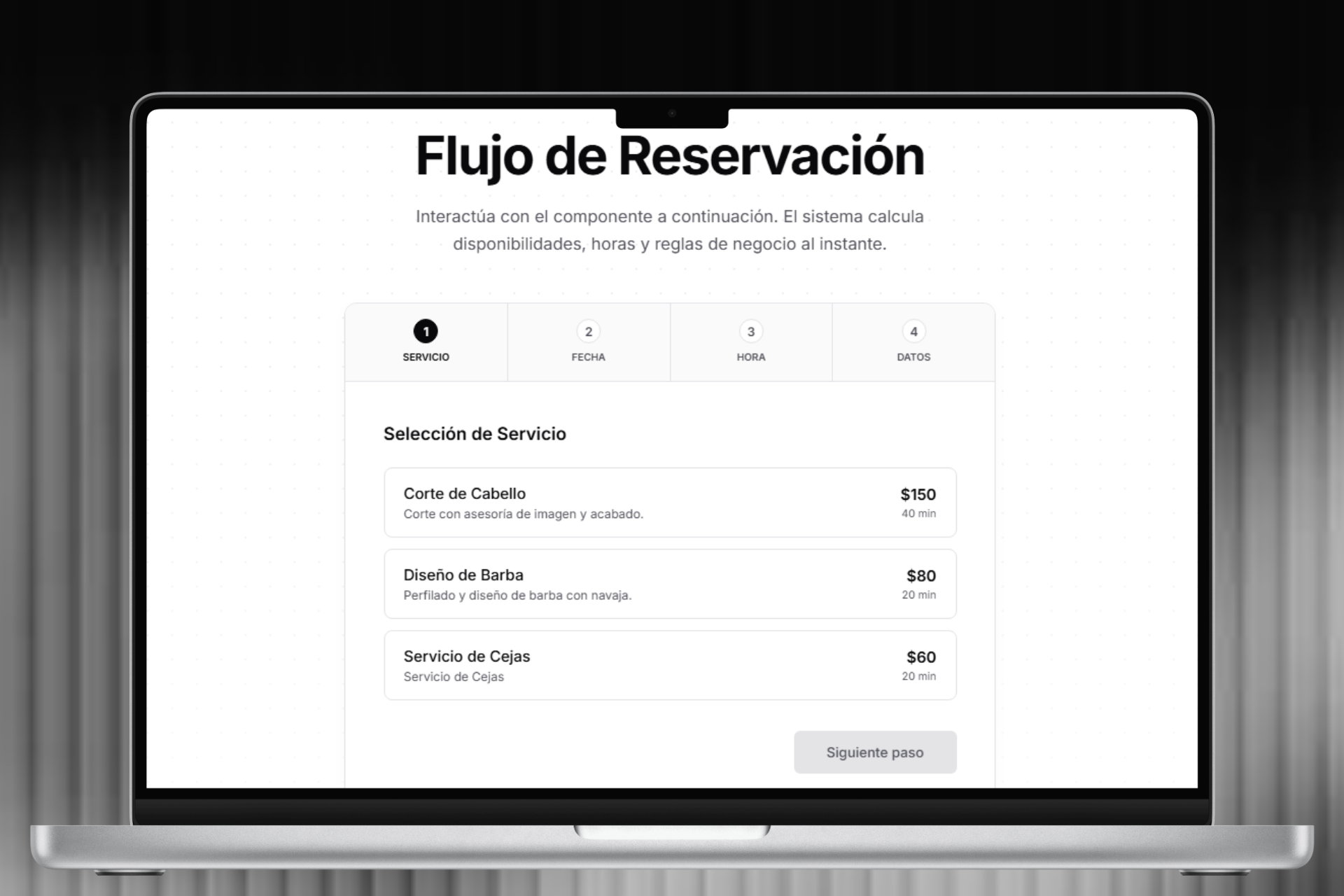 Web Reservas